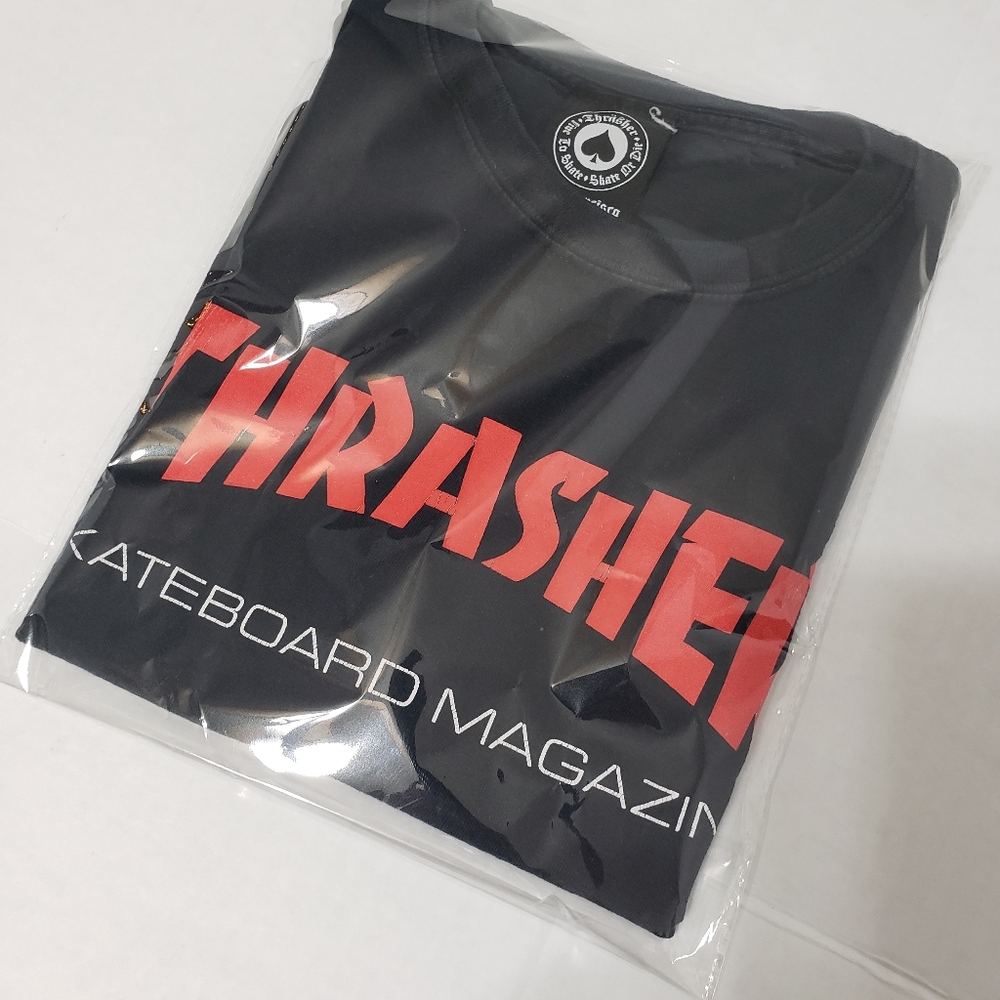 Thrasher Skateboard Magazine crewneck t-shirt Men's medium black - Picture 9 of 9